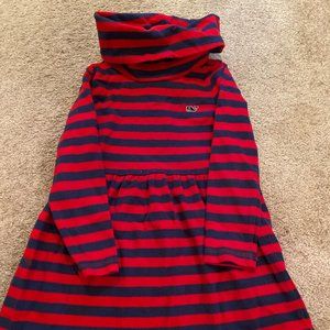 Vinyerd Vines turlle neck striped 3T dress